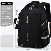 Multi‑color Large Capacity Waterproof Student Backpack Laptop School Bag for Primary Junior High OEM ODM