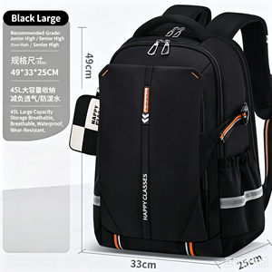 Multi‑color Large Capacity Waterproof Student Backpack Laptop School <b>Bag</b> for Primary Junior High OEM ODM - Product Image 2