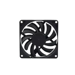 Ventilateur d'extraction 5v, à faible bruit, de refroidissement, 80x80x10, 80mm, 12v, 24v, 8cm, 2 pièces