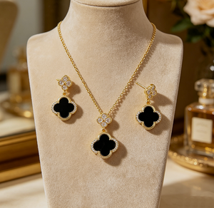 Fashion Jewelry for Women Statement Jewelry Set Clover Fine Jewelry Display Accessories Bijoux Pour Femme Hip Hop <strong>Jewellery</strong> - Product Image 3