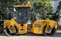 XD103 Rouleau vibratoire à double tambour de 10 tonnes avec garantie d'un an pour les travaux municipaux