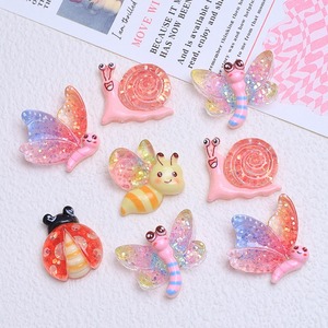 รูปปั้นแมลงประดับเลื่อมน่ารัก ตุ๊กตากบ<span class=keywords><strong>แมลง</strong></span>ปอการ์ตูนสีสันสดใสสำหรับตกแต่งบ้าน ตกแต่งโต๊ะทำงาน DIY ไมโครแลนด์สเคป - Product Image 3