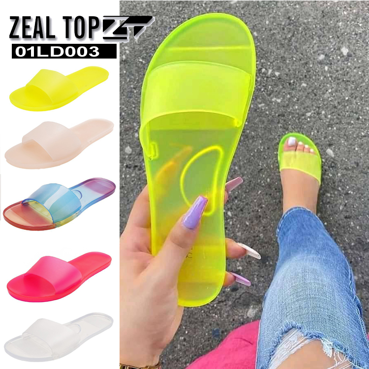 Популярные Модные женские прозрачные сандалии без шнуровки; Прозрачные шлепанцы; Женские пляжные сандалии на плоской подошве; Праздничные шлепанцы