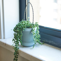Pots de fleurs colorés à arrosage automatique, jardinières minimalistes en plastique, petits pots créatifs et mignons en plastique pour plantes succulentes