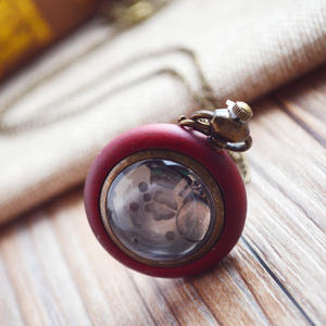 Orologio da Tasca Vintage Europeo in Legno di Mogano, Cassa Circolare Antica, Orologio da Tasca per Uomo e <span class=keywords><strong>Donna</strong></span>, Vendita all'Ingrosso, Orologio Collana alla <span class=keywords><strong>Moda</strong></span> - Product Image 3