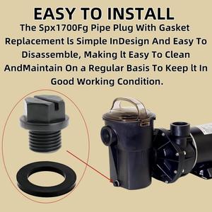 Bouchons de vidange de <span class=keywords><strong>piscine</strong></span> couvercle de remplacement pour <span class=keywords><strong>pompe</strong></span> de <span class=keywords><strong>piscine</strong></span> <span class=keywords><strong>Kit</strong></span> de bouchon de vidange universel avec <span class=keywords><strong>joint</strong></span> pièces de rechange pour <span class=keywords><strong>piscine</strong></span> Spa - Product Image 4