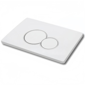 Panel de descarga de doble botón de alta resistencia, placa de descarga cromada de ABS para cisterna de inodoro suspendido en la pared - Product Image 3