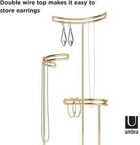 Exhibidor de Joyería de 3 Niveles, Organizador de Accesorios y Soporte para Pendientes - Product Image 6