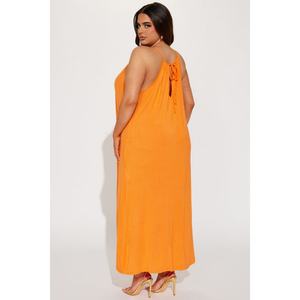 Vestido Midi Casual para Mujer, Estilo Personalizado de Fábrica OEM, Sin Mangas, Tirantes Finos, Bolsillos Laterales, Cierre de Lazo en la Espalda, Alta Elasticidad, Corte Natural - Product Image 2