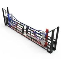 Vente flash - Ring de boxe pliable à montage rapide - Ring de boxe pliable 5x5M pour l'entraînement ou la compétition