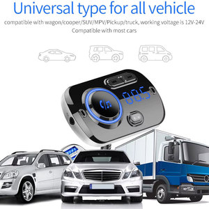 Transmisor FM Universal para Auto con Bluetooth, Cargador USB Dual, Frecuencia Ajustable de 108MHz, Múltiples Modos de Reproducción, Función de Memoria Automática y Luz RGB - Product Image 3