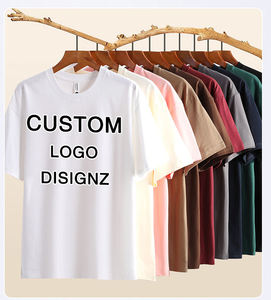 Camiseta de Gran Tamaño para Hombre, 100% Algodón, 260 g/m², de Alta Calidad, Estampada, Bordada, Lisa, Personalizada - Product Image 2