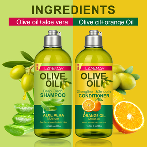 Ensemble Shampooing et Après-Shampooing à l'Huile d'Olive : Nettoie Doucement, Démêle, Restaure la Consistance des Cheveux Secs, Épaissit et Réduit les Pointes Fourchues, Lisse les Cheveux - Product Image 5