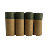 100% baume à lèvres biodégradable et recyclable boîte ronde sans plastique Lotion bâton conteneur vide déodorant papier emballage Tube