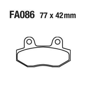 Plaquettes de frein en cuivre fritté pour moto FA086 pour HONDA HYOSUNG JONWAY <span class=keywords><strong>KEEWAY</strong></span> KYMCO LEXMOTO PEUGEOT Speedfight - Product Image 4