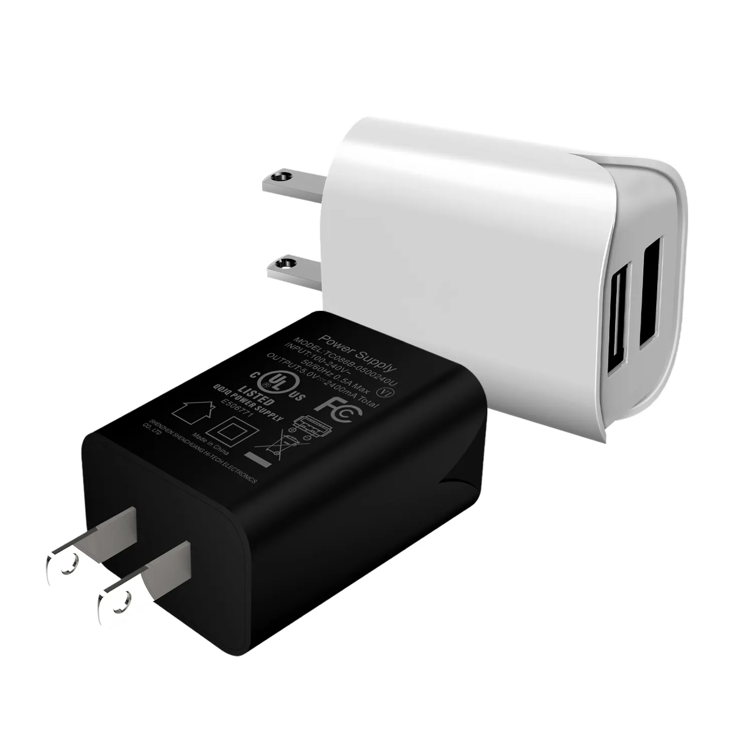 Adaptateur USB 2,1 a à double ports, nouvelle technologie, chargeur de téléphone portable