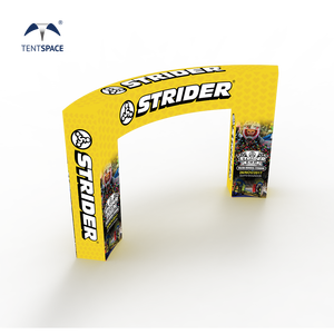 Soporte de pantallas de aluminio portátil, pantalla de tela de tensión publicitaria, línea de meta <span class=keywords><strong>3D</strong></span> de inicio, pantallas de puerta de arco de entrada para eventos - Product Image 4