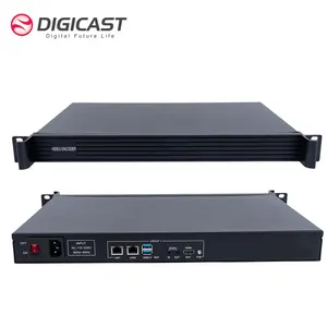 DIGICAST 1U Server Media Streaming Video, Hingga 200 Saluran dengan USB3.0