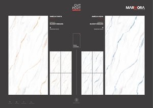 Statuario Azulejos de porcelana sin fin brillante 600x1200 | 24x48 Gran formato Premium Azulejos de pared Elegante Colección de exportación moderna - Product Image 4