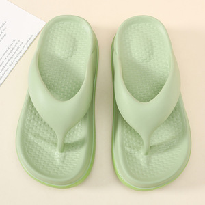 Chanclas blancas de suela gruesa EVA, sandalias antideslizantes para playa y exteriores para mujer, talla adulta 36 a 41 - Product Image 4