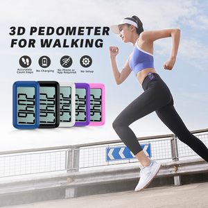 3D hiển thị kỹ thuật số 3D cảm biến chuyển động Pedometer auto-mờ màn hình USB sạc thêm lớn LCD cho thể thao sức khỏe đi bộ chạy - Product Image 5