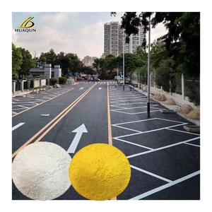 Peinture thermoplastique jaune pour marquage routier ISO 9001 HUA QUN Factory, peinture de signalisation routière Bs3262 - Product Image 5