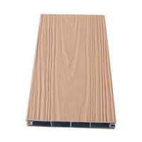 Planches de terrasse en WPC durables et imperméables en co-extrusion aluminium-plastique pour terrasse, jardin, usage commercial et résidentiel