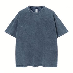 Design Custom 260GSM Heavyweight Cotton Oversized Vintage T-<b>Shirts</b> for Men Acid Washed Streetwear Distressed Blank Tees - Product Image 5