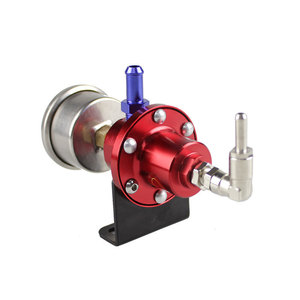 Vanne de régulation de pression de carburant, adaptateur universel, pièce de réglage de turbocompresseur en aluminium rouge FRG002 - Product Image 1