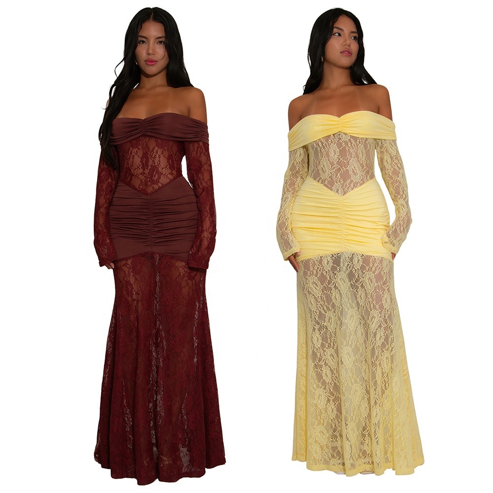 5 Outstanding African Print Lace Dress Styles for 2024 5 Outstanding African Print Lace Dress Styles for 2024