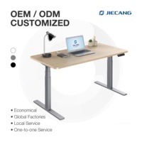 Escritorio Eléctrico Ajustable en Altura JIECANG Smart Office, 80 mm/s, 3 Etapas, Motor Silencioso de Alta Velocidad