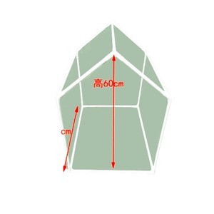 บ้านเด็กเล่น DIY โครง PVC ท่อขนาด 19 มม. 50x40x60 ซม. ประกอบง่ายสำหรับเด็กอายุ 3 8 ปี พลาสติกสีขาว - Product Image 3
