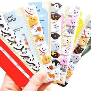 Cute Animal Cartoon Portable Memo Pads Colorful Bookmarks Sticky Notes Creative <b>Journal</b> Office Supplies for Note-Taking - Product Image 1