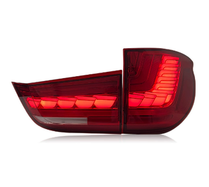 อุปกรณ์ตกแต่งรถยนต์ใหม่ X5 F15 2014-2018 GTS ไฟท้าย LED ลายเกล็ดมังกร เลนส์ใส  ไฟเบรก/ไฟเลี้ยว แบบเสียบปลั๊กใช้งานได้ทันที - Product Image 2