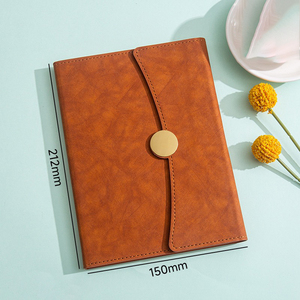 IStapromo Gifts Wholesale Custom Logo Hardcover <b>A5</b> Printed Personal Diaries Journal Tri-fold PU Leather <b>Notebook</b> with CMYK Print - Product Image 5