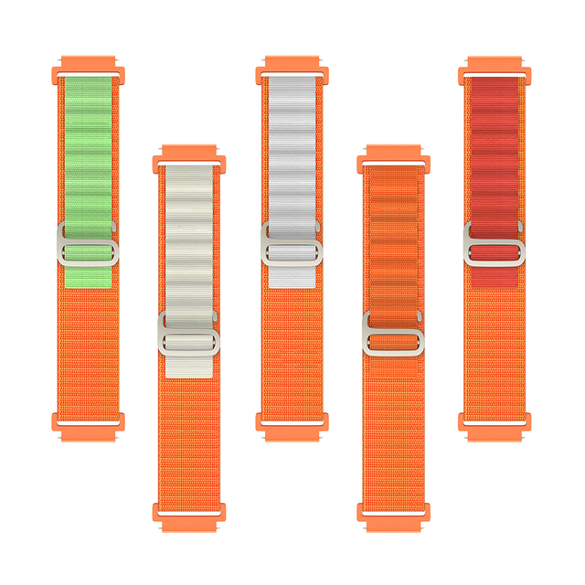 High Quality Interchangeable Watch Strap Nylon Cuff Watch Band Titanium G-hook 20mm Watch Bands for rolex Garmin casio cartier