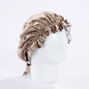 <span class=keywords><strong>Bonnet</strong></span> turban pour dormir <span class=keywords><strong>en</strong></span> <span class=keywords><strong>soie</strong></span>, couvre-chef <span class=keywords><strong>en</strong></span> <span class=keywords><strong>soie</strong></span> Pure et respirant, avec nœud papillon, style naturel, pour la <span class=keywords><strong>nuit</strong></span>, 16/19mm - Product Image 3