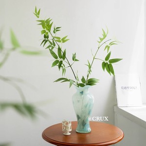 Planta de bambú artificial, flor de seda, decoración de estilo chino para sala de estar, sala de té, decoración zen para el hogar - Product Image 5