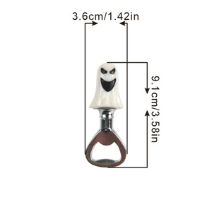 CXS Halloween Ghost Bottle Opener Zinc Alloy Portable Beer Opener Animal Shape - Product Image 4