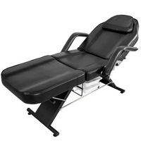 Muebles de Salón Comerciales al por Mayor, Camilla de Masaje de Aluminio, Cama Cosmética Facial, Silla de Belleza de PU de Lujo para Pestañas, en Oferta