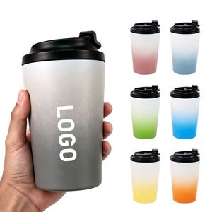 Custom Logo Stainless Steel <b>Double</b> <b>Wall</b> Vacuum Coffee Mug Leakproof Travel Thermos Personalized Birthday Corporate Gift <b>Cup</b> - Product Image 1