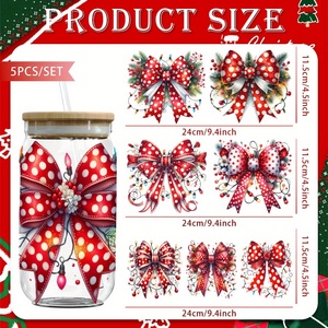 Bền Silicone cup Sticker DIY Giáng sinh thả chuyển Sticker - Product Image 2