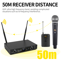 XTUGA U771 Système de microphone portable professionnel Nouveau design sans fil UHF pour la performance avec connecteur XLR