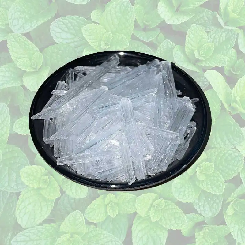 Ingrediente alimentario de alta pureza 99% L-mentol, Dl-mentol, mentol cristal 2216-51-5 99% mentol/Dl-mentol cristal