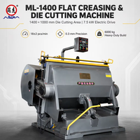 Machine de découpe à rainurage plat pour boîtes à pizza série ML, machine de fabrication de carnets, machine de fabrication de carnets en papier