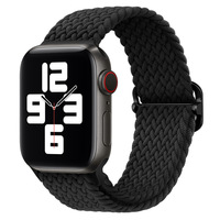 Compatible avec Watch 7/4/5/6/FE Huami GTS/GTR ; Bracelet de montre élastique tressé en nylon à dégagement rapide 18-23 mm