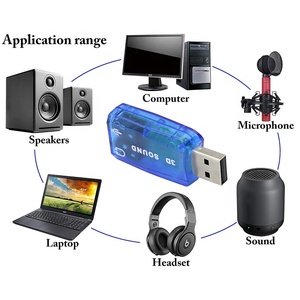 Adaptador de Tarjeta de Sonido USB Estéreo 5.1 con Micrófono Externo, Plug and Play, con Conector de 3.5mm para Auriculares, para Computadora/Laptop (Windows/<span class=keywords><strong>Mac</strong></span>) - Product Image 6