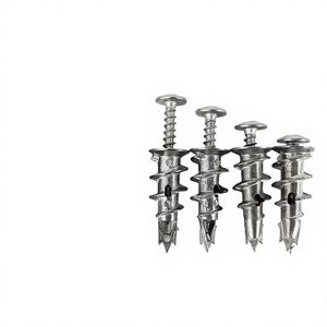 Yongnian – Lot de 4 vis d'expansion robustes M8, boulons en acier au carbone, galvanisés au zinc jaune, chevilles d'ancrage, système impérial DIN - Product Image 6