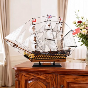 Maqueta de Barco de Madera de Alta Calidad al por Mayor, Barco de la Serie HMS Surprise, Modelo Limitado de 60 cm, USS CONSTITUTION, HMS VICTORY, US COAST MODEL - Product Image 2