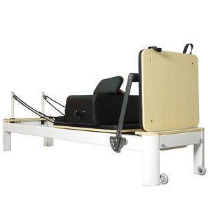 <span class=keywords><strong>Reformer</strong></span> Pilates Wavar en alliage d'aluminium entièrement noir avec accessoires complets, prix avantageux, qualité supérieure - Product Image 2